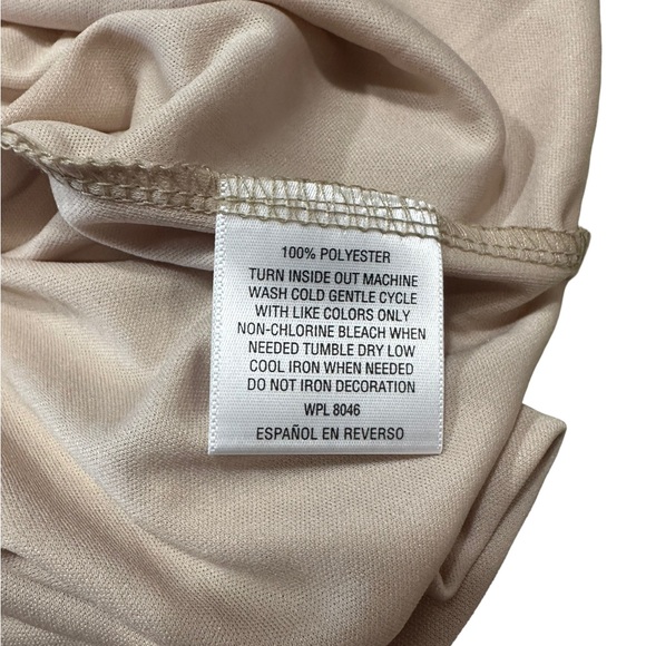 JM Collection Taupe 3/4 Sleeve Layered Blouse - Picture 8 of 12